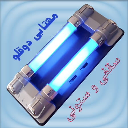 مهتابی دوقلو سقف و ستون خودرو